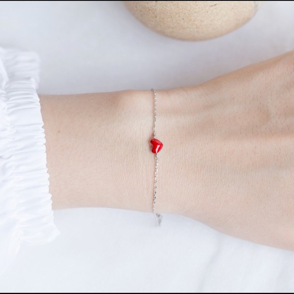 Starcella Jewelry - Heart Bracelet - Red